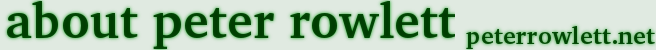 About Peter Rowlett